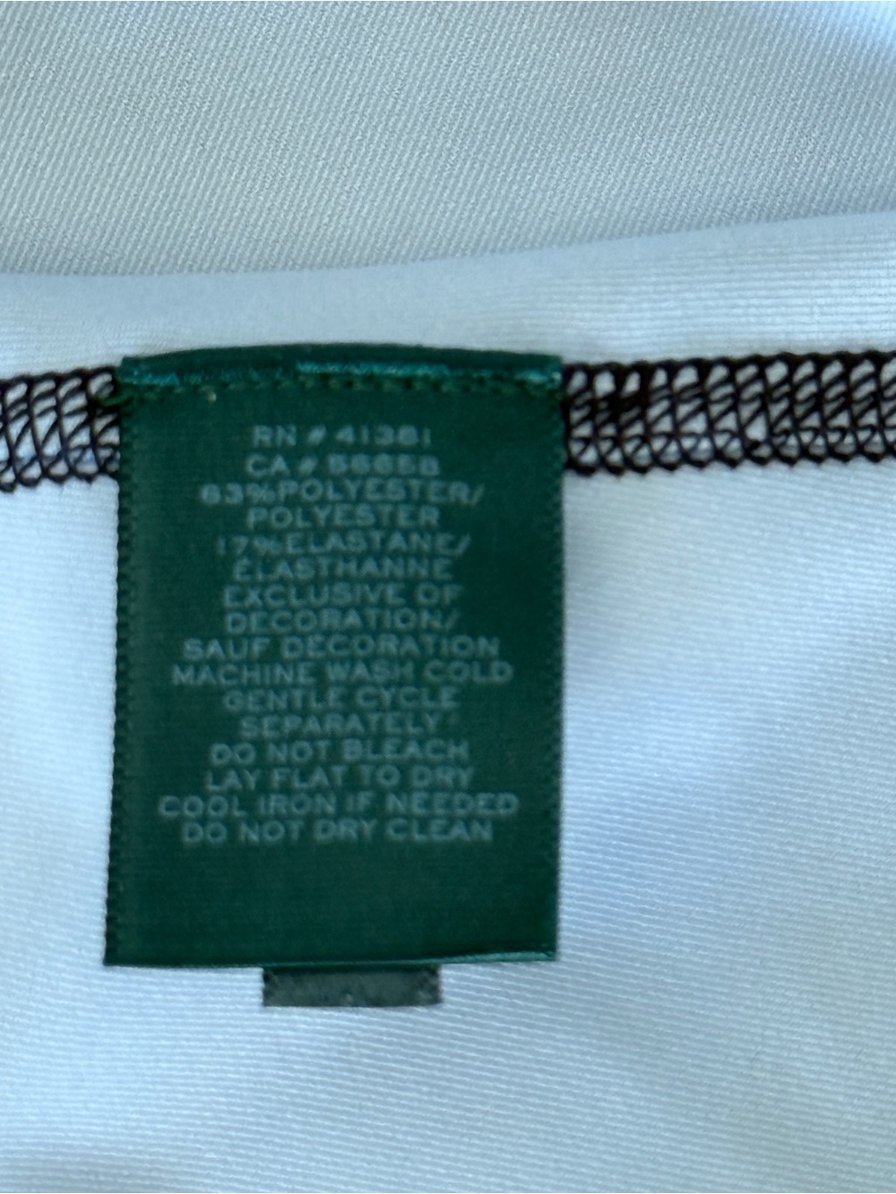 Ralph Lauren Blue and Black Racerback Tank - Picture 4 of 4